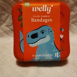 Welly Dinosaur Bandages - Vibrant Orange